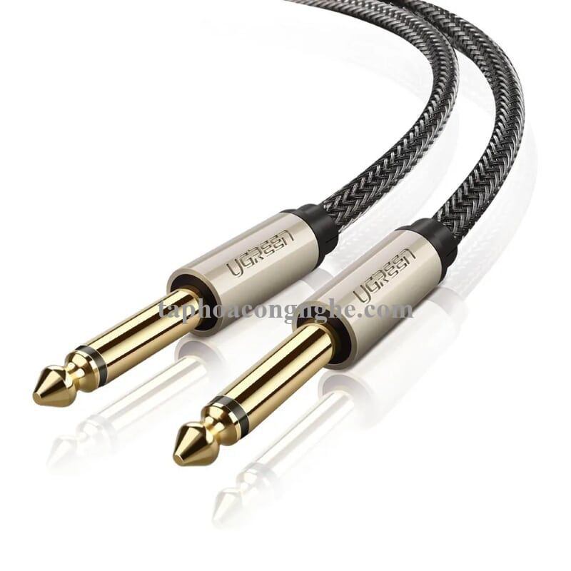 Ugreen 40812 3M màu Đen Cáp âm thanh 2 đầu 6.5mm dương cao cấp AV128 30040812